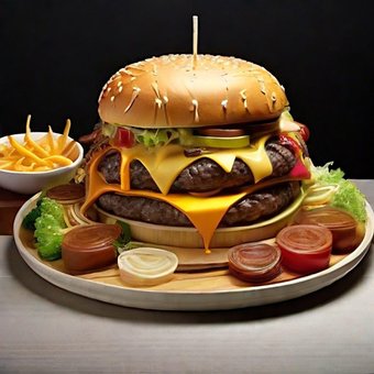 Free Burger Food illustration and picture