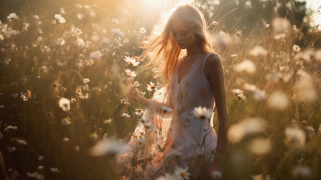 Download free HD stock image of Girl Portrait Free girl portrait nature illustration