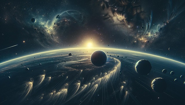 Free ai generated cosmic celestial illustration