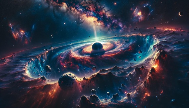 Free ai generated cosmic celestial illustration