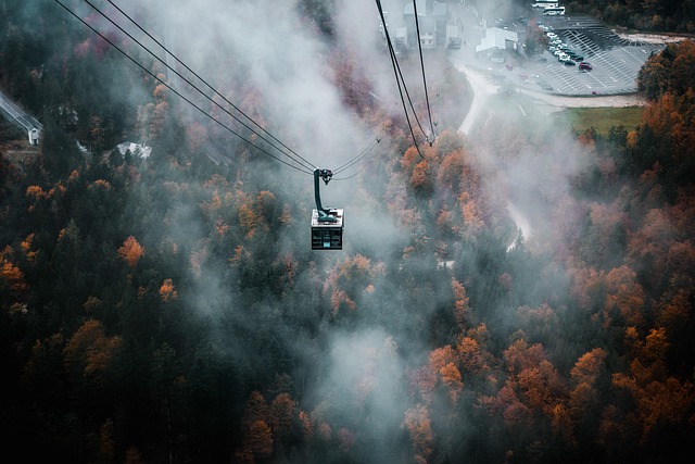 Seilbahn, Wagen, Seil, Herbst, Berge