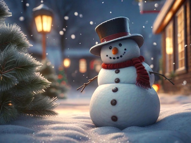 Download Winter Snowman Edge Royalty-Free Stock Illustration Image ...
