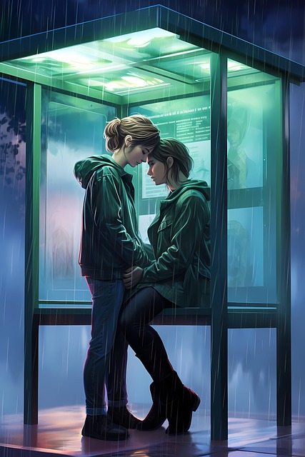 Free ai generated women couple illustration