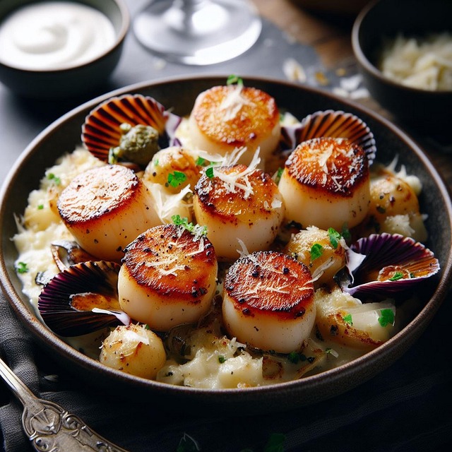 Free ai generated jackob mussel scallop illustration
