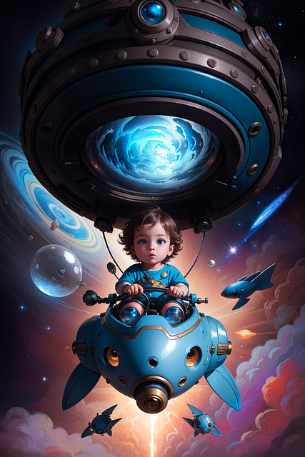 Free kid fantasy childhood illustration