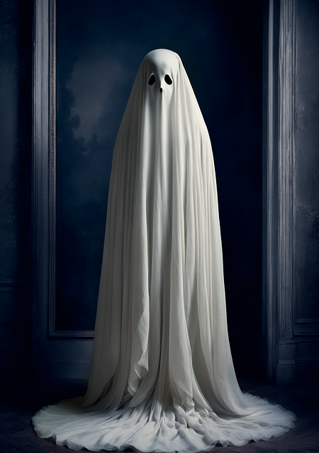 Free ai generated ghost horror illustration