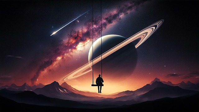 Free ai generated man swing illustration