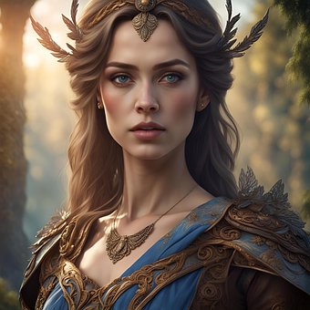 Ai Generiert, Frau, Prinzessin, Wald