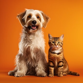 Ai Generado, Perro, Gato, Gatito