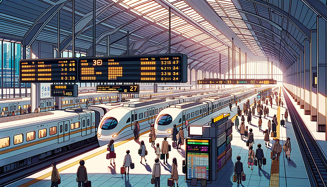 Free train station train station illustration