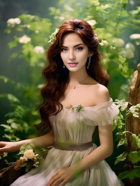 Free ai generated woman fairy illustration
