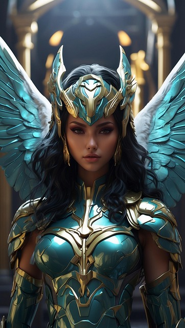 Free ai generated woman model illustration
