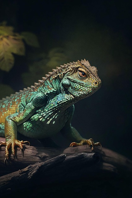 Free lizard dragon fantasy illustration