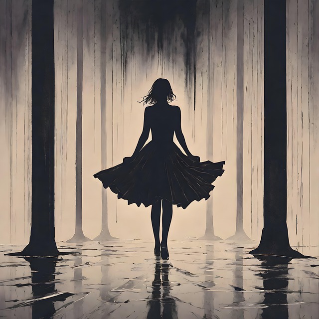 Free ai generated girl dress illustration