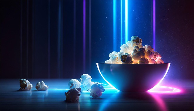 Download free HD stock image of Ai Generated Popcorn Free ai generated popcorn snack illustration