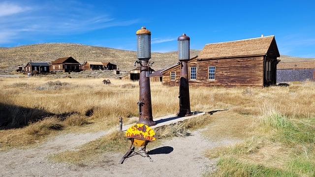 Free Gas Station Ghost Town photo and picture