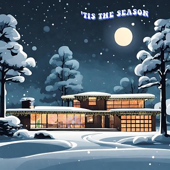 Free Christmas Retro illustration and picture