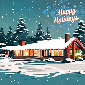 Free Christmas Retro illustration and picture
