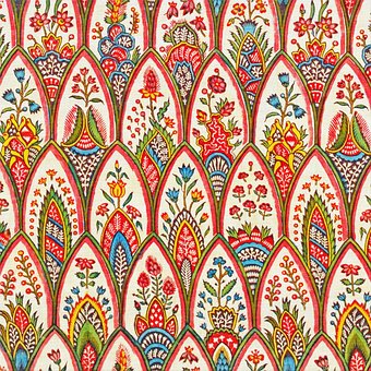 Free Vintage Pattern Fabric Pattern illustration and picture