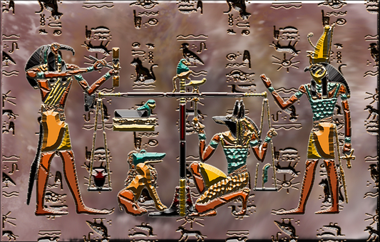 Lettelse, Maleri, Gammel, Egypten
