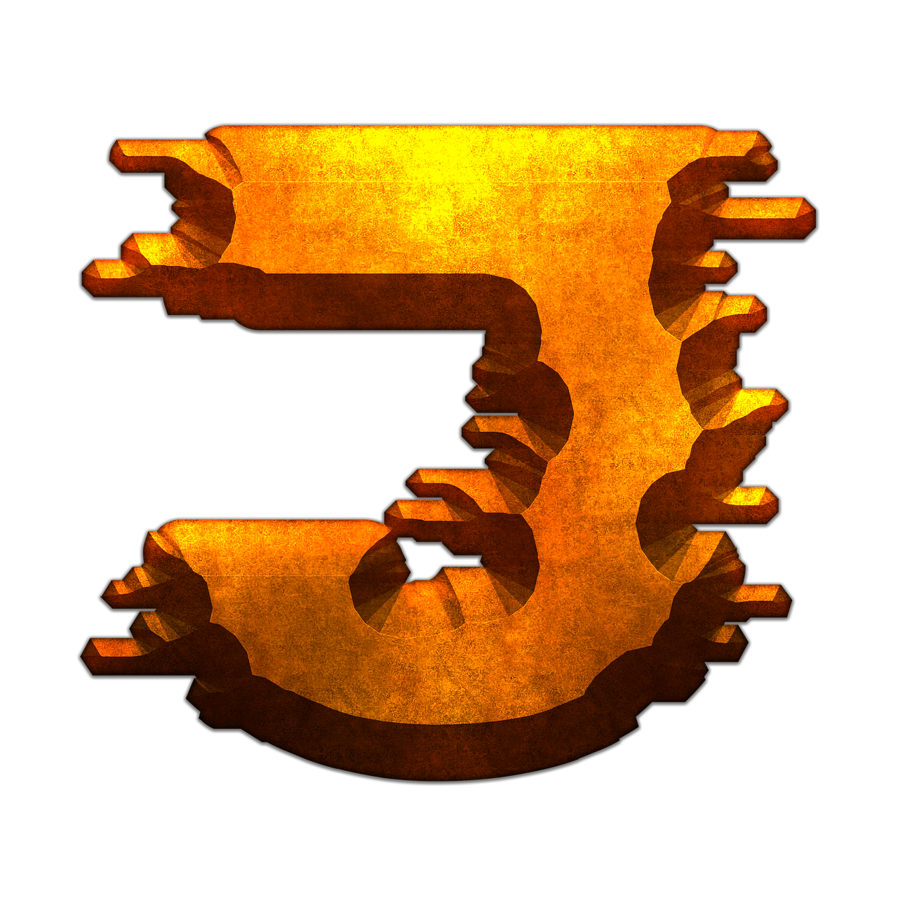 金子 数字 三 - Pixabay上的免费图片 - Pixabay