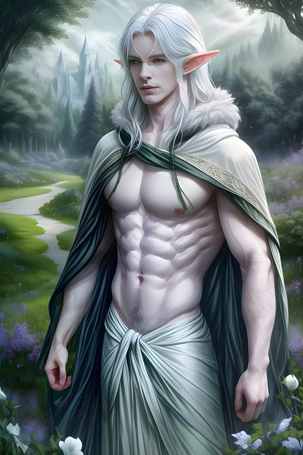 Ai Generiert, Elf, Mann, Mythos, Natur