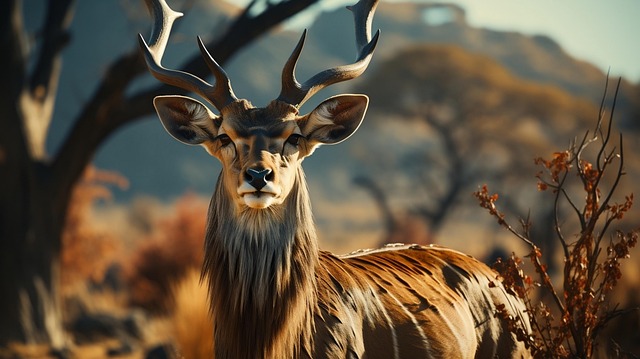 Free ai generated deer white-tailed deer illustration