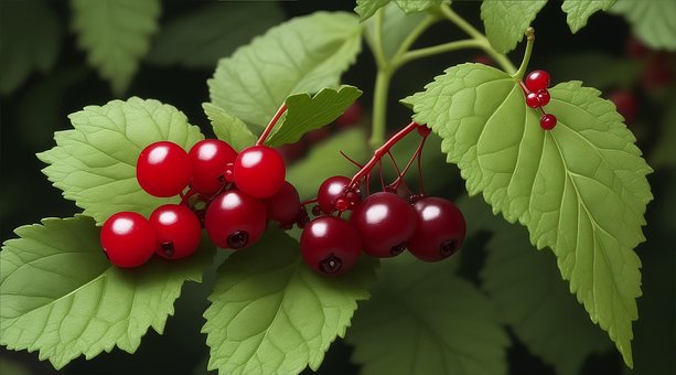 Ai Generert, Rips, Frukt, Natur, Mat