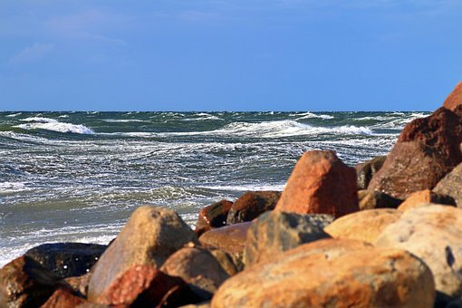 Steine, Stein, Findling, Meer, Ozean