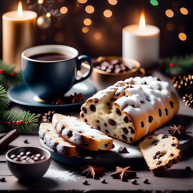Free ai generated christmas snack illustration