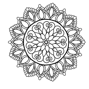 Free Mandala Floral illustration and picture