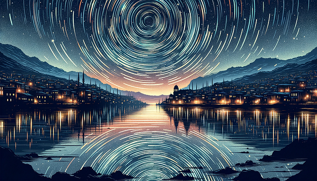 Free ai generated portal stargate illustration