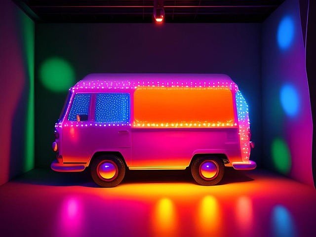Free Party Caravan illustration and picture