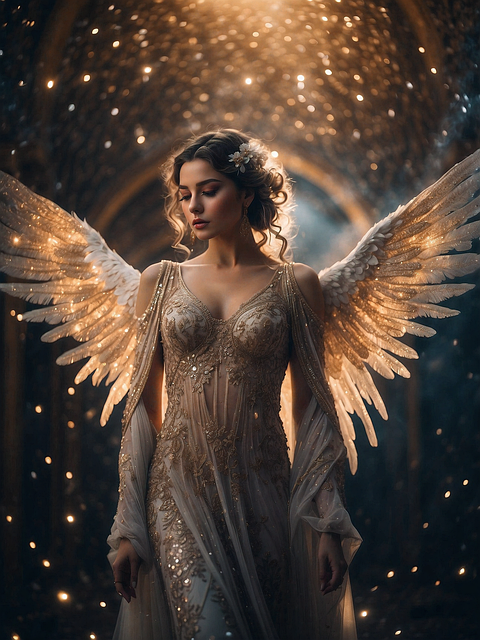Ai Generado, Ángel, Fantasía, Figura