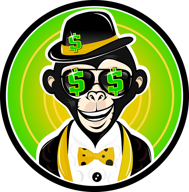 Free entrepreneur money mono illustration