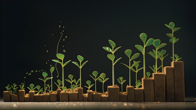 Free ai generated plants growth illustration