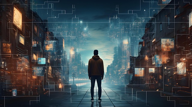 Free ai generated computers man illustration