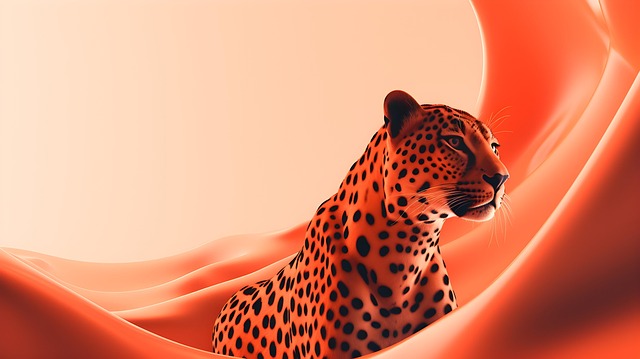 Free ai generated pet jaguar illustration