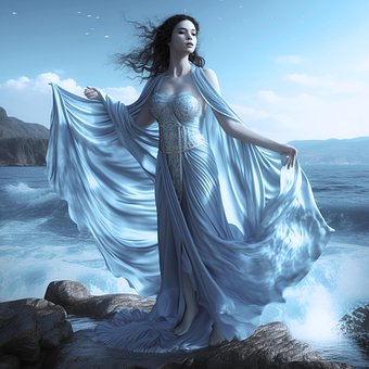 Free Amphitrite Goddess illustration and picture