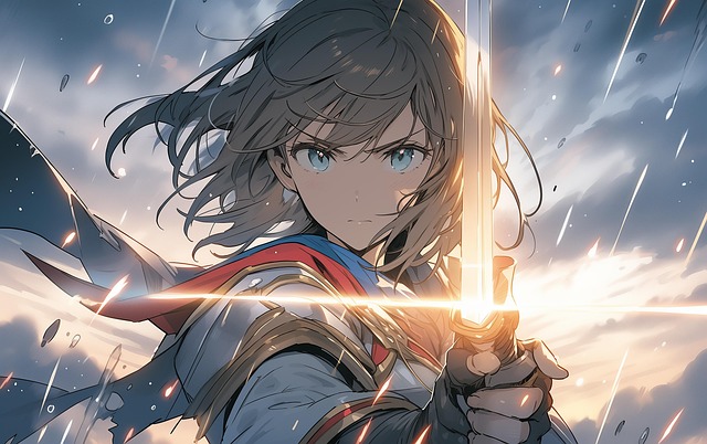 Free ai generated woman warrior illustration