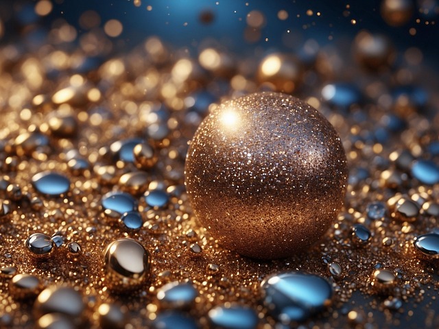 Free ai generated glitter crystal illustration