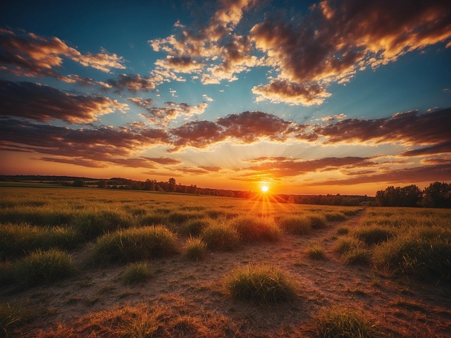Download free HD stock image of Ai Generated Sunrise Free ai generated sunrise nature illustration