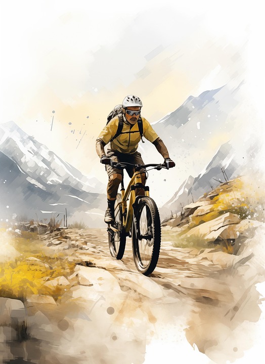 Bike Riding Image Ai Download Ai Generated, Mountain Bike, Biking. Royalty-Free Stock ...
