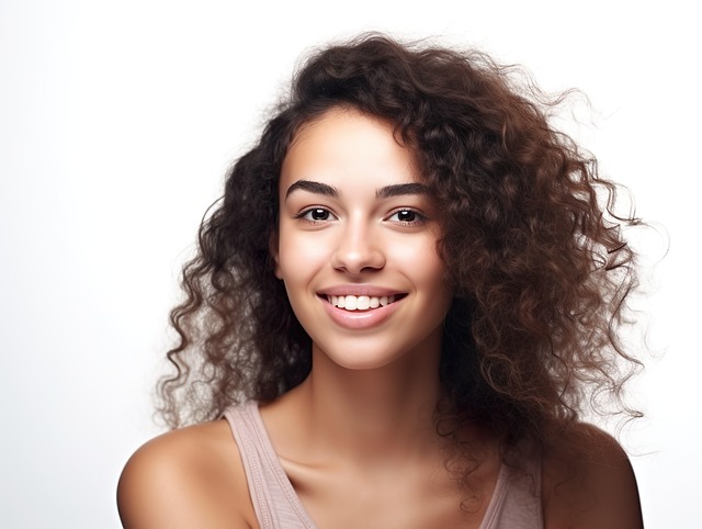 Free ai generated young woman very happy illustration
