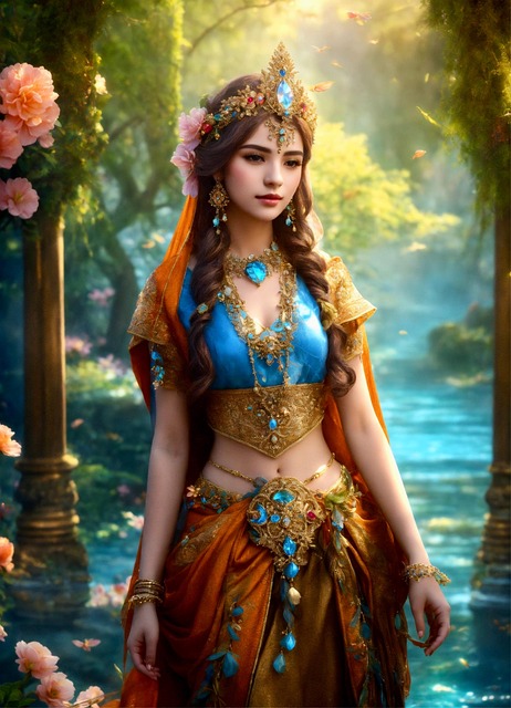 Download Ai Generated Princess Forest Royalty-Free Stock Illustration ...