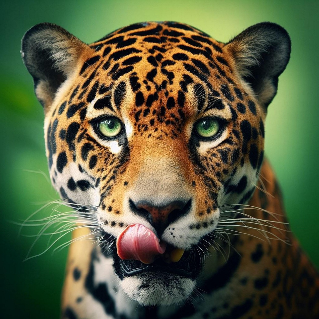 Download free HD stock image of Ai Generated Jaguar Free ai generated jaguar predator illustration