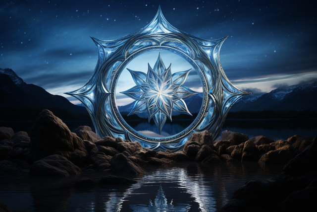 Free ai generated stargate portal illustration