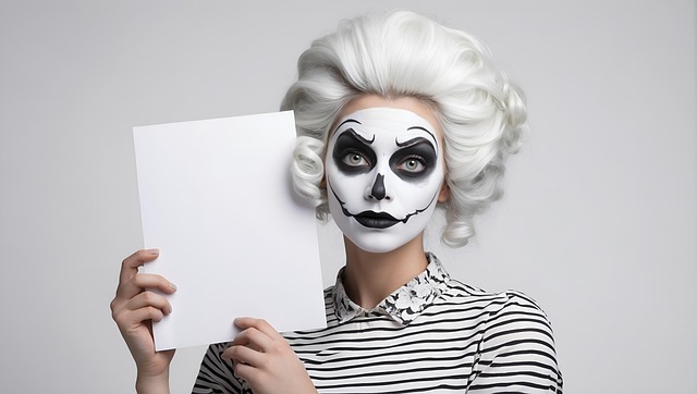 Free ai generated mime woman illustration