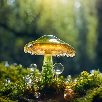 Free Ai Generated Mushroom illustration and picture