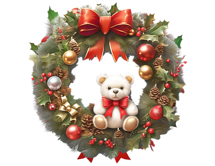 Free Ai Generated Wreath illustration and picture